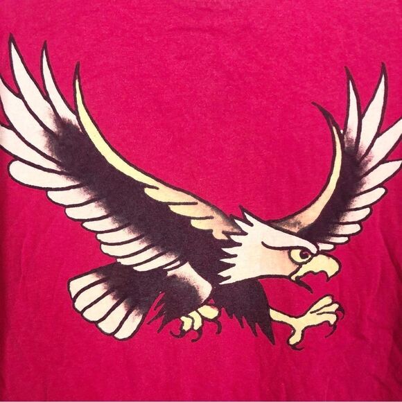 ED HARDY CHRISTIAN AUDIGIER | Eagle Red Short Sleeve Tee Unisex Size Small - Picture 4 of 10